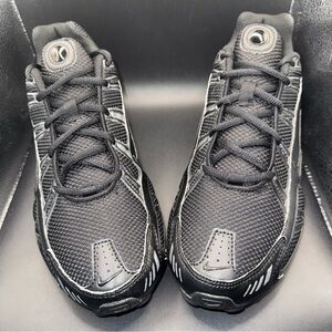 Size 8.5 - Nike Shox Turbo 3.2 SL Triple Black, 466641-020, Clean, No Box, Great
